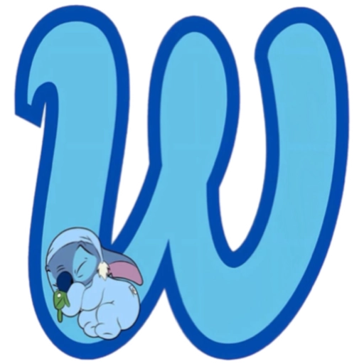 ALFABETO LILO Y STITCH 5