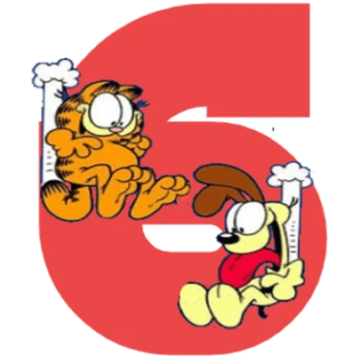 GARFILD NÚMEROS 9