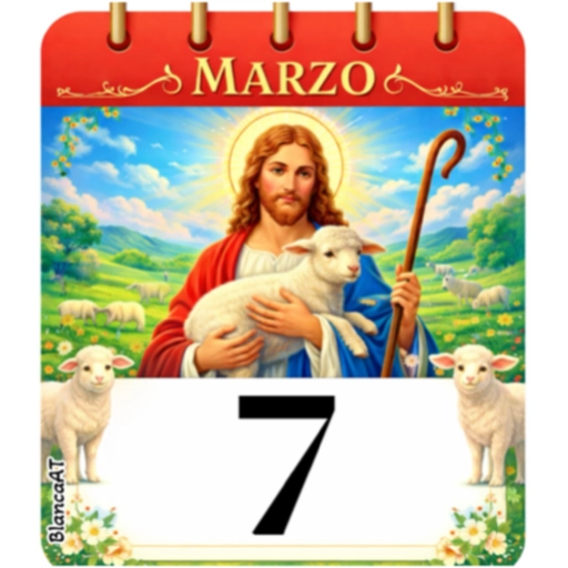 CALENDARIO MARZO JESÚS EL BUEN PASTOR🙏🏻 16