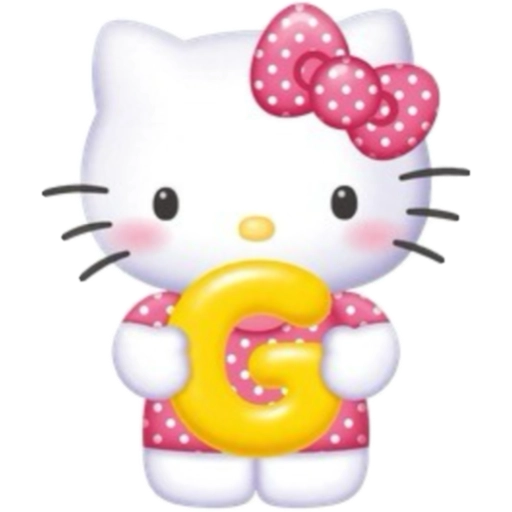 ABECEDARIO  HELLO KITTY DE COLORES💛💙💚💜❤️🩷 25