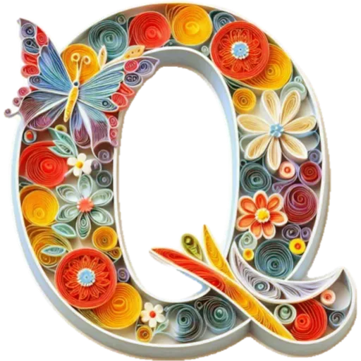 ALFABETO FILIGRANA  🌸🌼💐 23