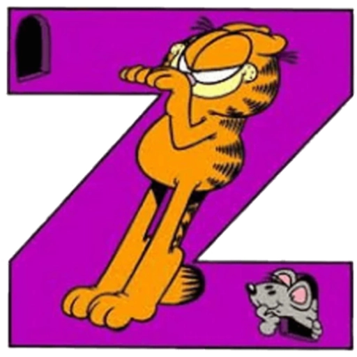 ALFABETO GARFIL 24