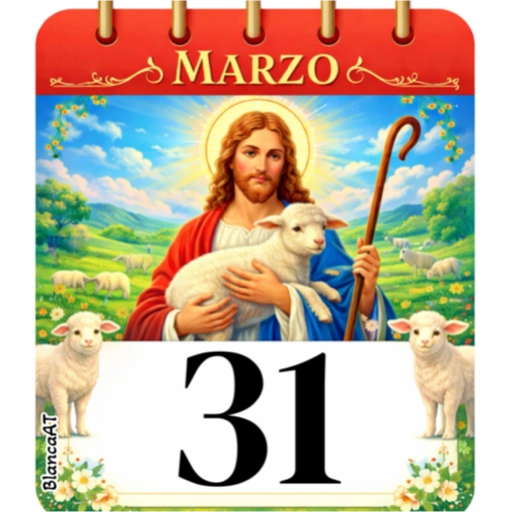 CALENDARIO ♥️MARZO JESÚS 2 22