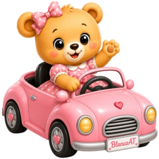 PAREJA DE OSITOS  🧸🐻🕶️🎀 10 🚗