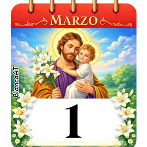 CALENDARIO MARZO SAN JOSÉ 20