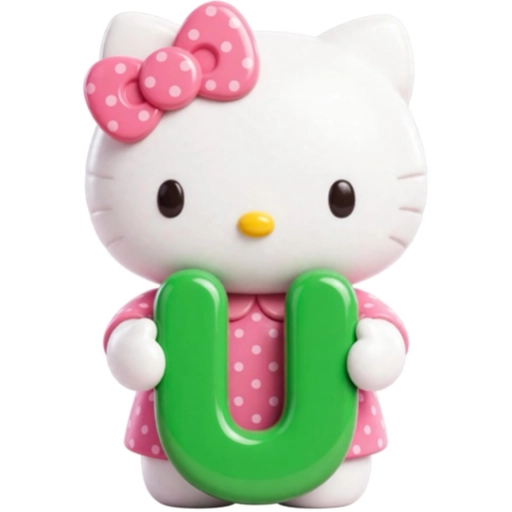ABECEDARIO  HELLO KITTY DE COLORES💛💙💚💜❤️🩷 27