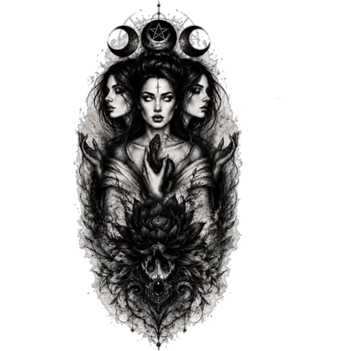 Triple Moon Goddess