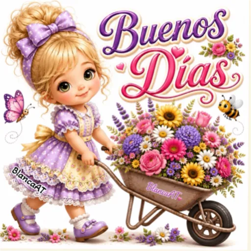 BUENOS DÍAS MUÑEQUITAS 👧🎀🌺 22