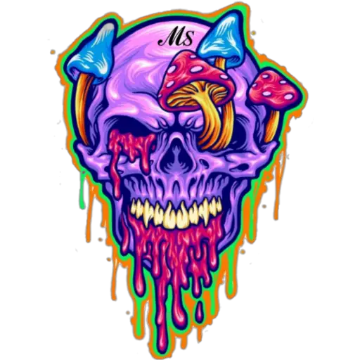 Calavera neón