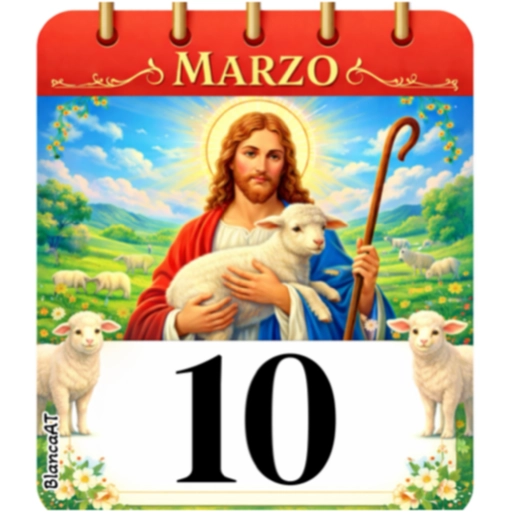 CALENDARIO MARZO JESÚS EL BUEN PASTOR🙏🏻 15