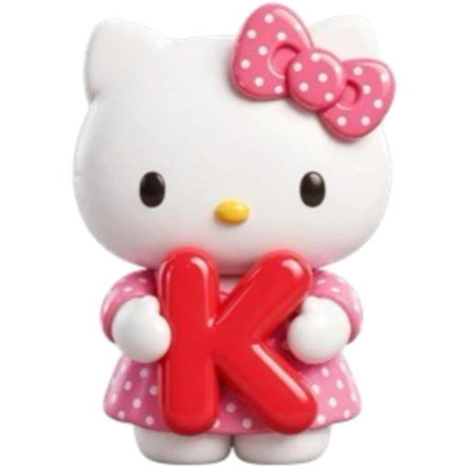 ABECEDARIO  HELLO KITTY DE COLORES💛💙💚💜❤️🩷 21