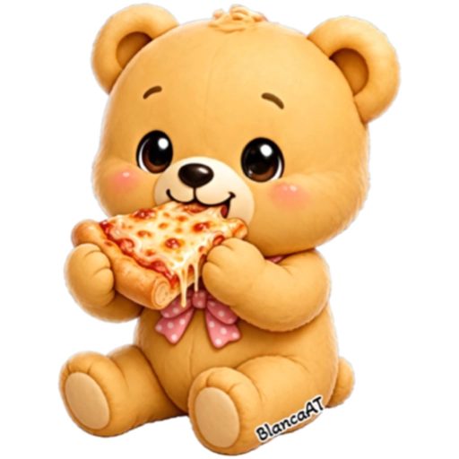 PAREJA DE OSITOS  🧸🐻🕶️🎀 8 🍕