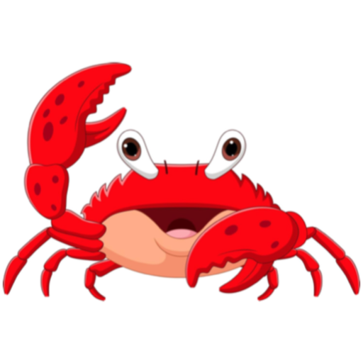 Happy Red Crab