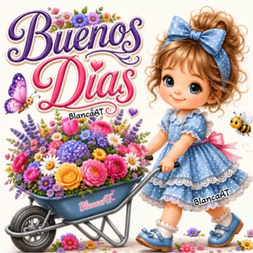 BUENOS DÍAS MUÑEQUITAS 👧🎀🌺 19