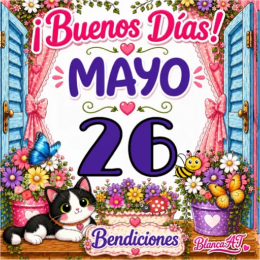 CALENDARIO GATITO MAYO  2  2026 12