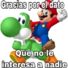 Gracias por el dato
Que no le
interesa a nadie
