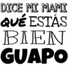 DICE MI MAMI
QUÉ ESTÁS
BIEN
GUAPO