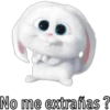 No me extrañas ?