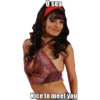 O sea
Nice to meet you
Gem