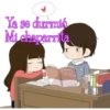 Ya se durmió
Mi chaparrita