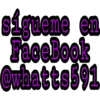Sigueme en
FRceBook
Ouhatts591
24