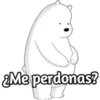 ¿Me perdonas?