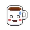 Pixelated coffee cup 5