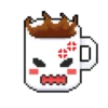 Pixelated coffee cup 6