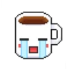 Pixelated coffee cup 11