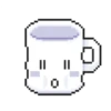Pixelated coffee cup 13