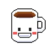 Pixelated coffee cup 14