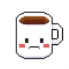 Pixelated coffee cup 19
