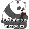 Extraño tus
mensajes