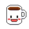 Pixelated coffee cup 20