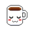 Pixelated coffee cup 22