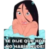TE DIJE QUE HOY
NO HABÍA NUDE!