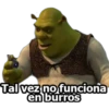 Tal vez no funciona en burros