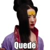 Quedé