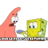 ¿QUE LE PASARES ESTÚPIDO?