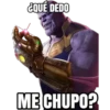 ¿QUÉ DEDO
meac
ME CHUPO?