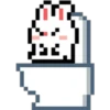 Conejo pixelado 8