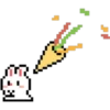 Conejo pixelado 21