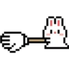 Conejo pixelado 22