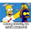 PETROBRAS
MIRA MARGE, YA
ESTÁ MUERTO!
C