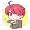 ︎Anime boy pink ︎ 7