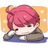 ︎Anime boy pink ︎ 8