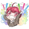 ︎Anime boy pink ︎ 9