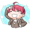 ︎Anime boy pink ︎ 12