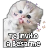 Te invito
a Besarme