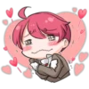 ︎Anime boy pink ︎ 16